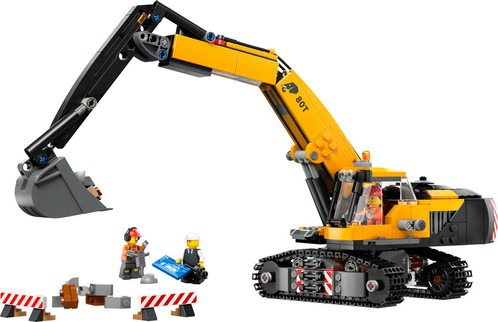 Lego® City Yellow Construction Excavator Toy Digger 60420