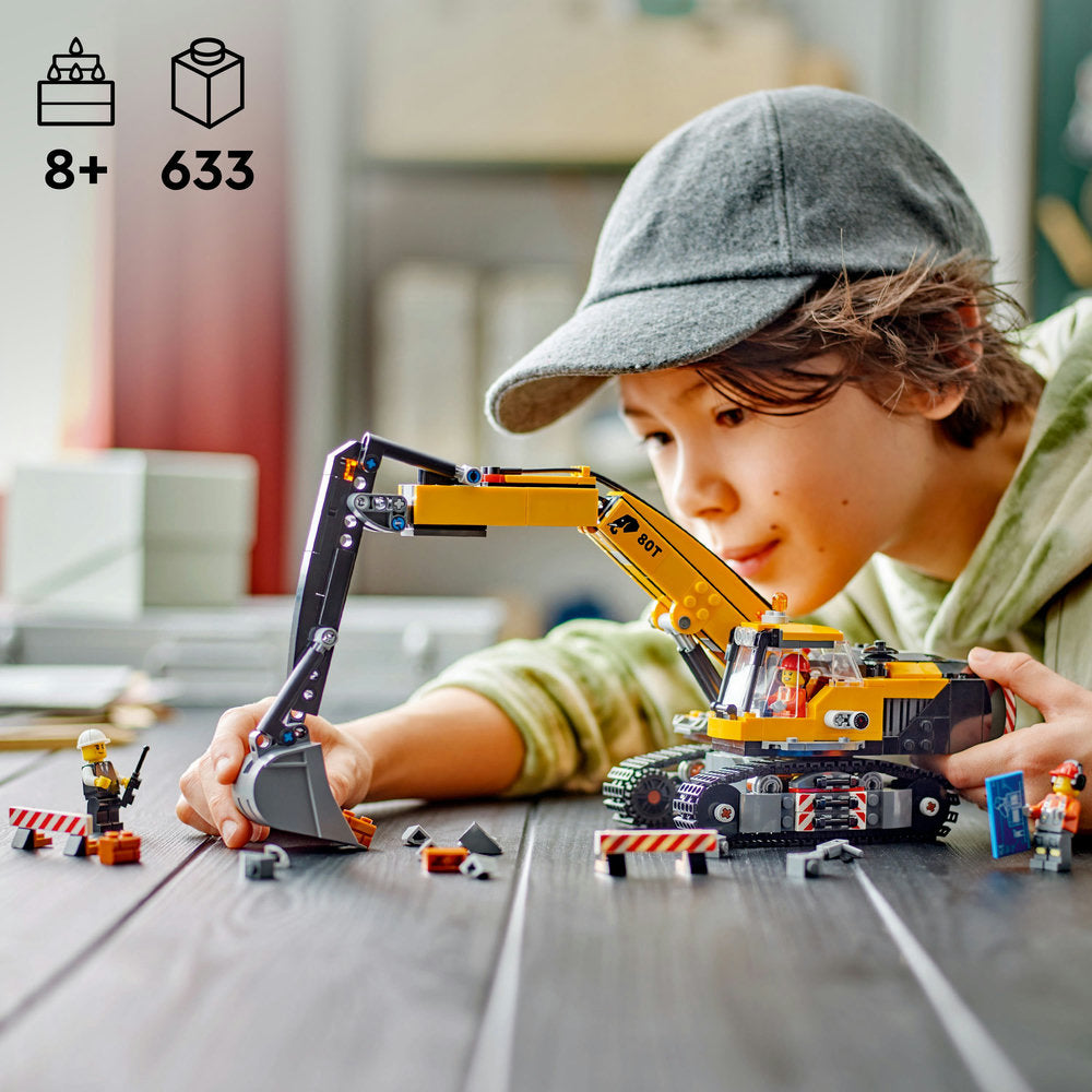 Lego® City Yellow Construction Excavator Toy Digger 60420