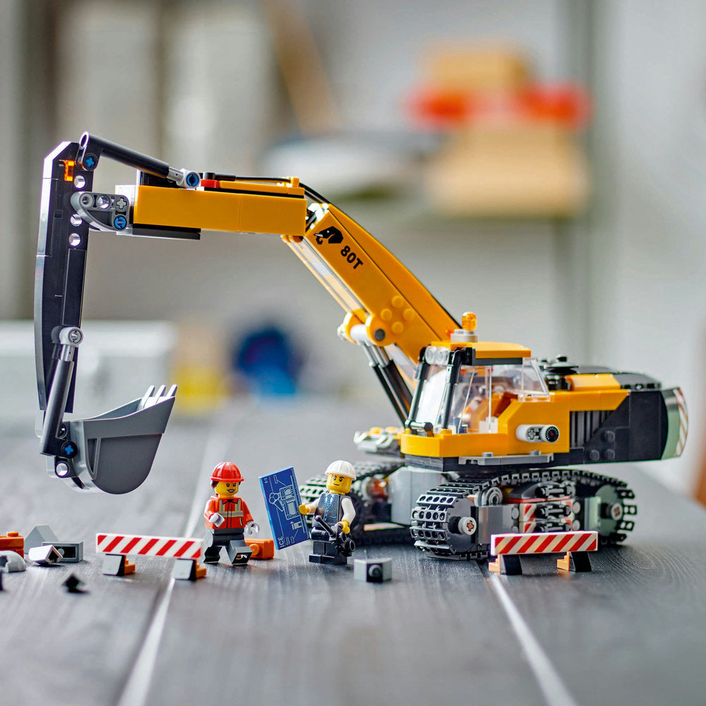 Lego® City Yellow Construction Excavator Toy Digger 60420