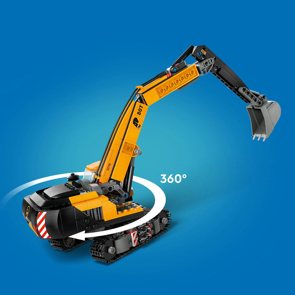 Lego® City Yellow Construction Excavator Toy Digger 60420