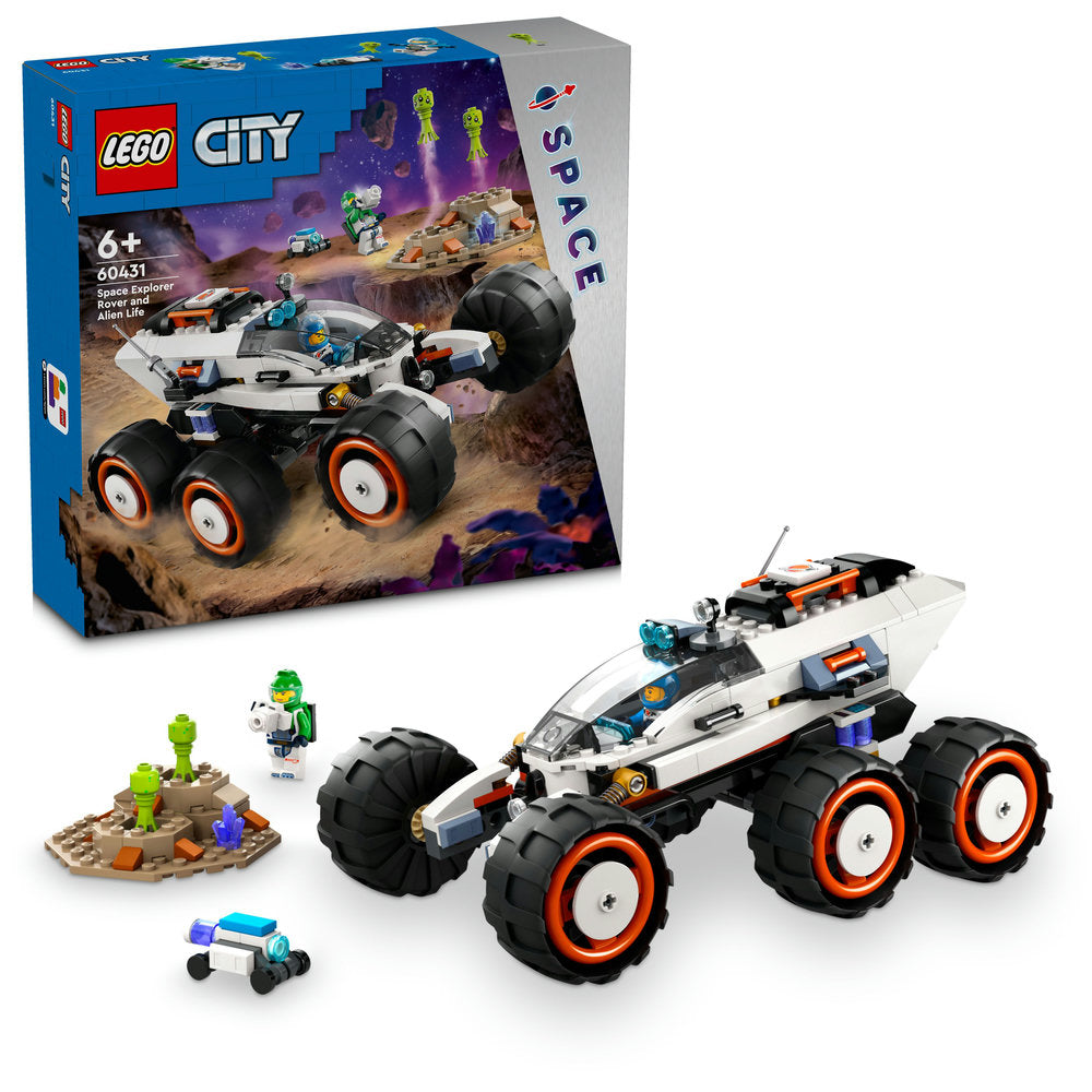 Lego® City Space Explorer Rover And Alien Life 60431