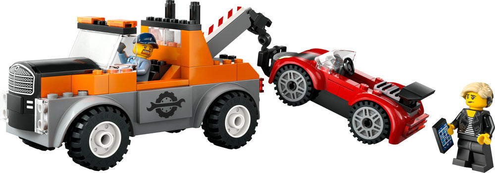 Lego® City Tow Truck And Sports Car Repair Toy Playset 60435