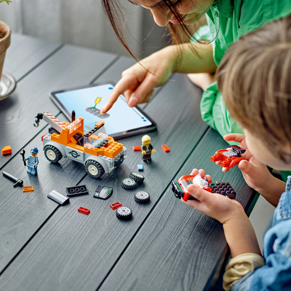 Lego® City Tow Truck And Sports Car Repair Toy Playset 60435