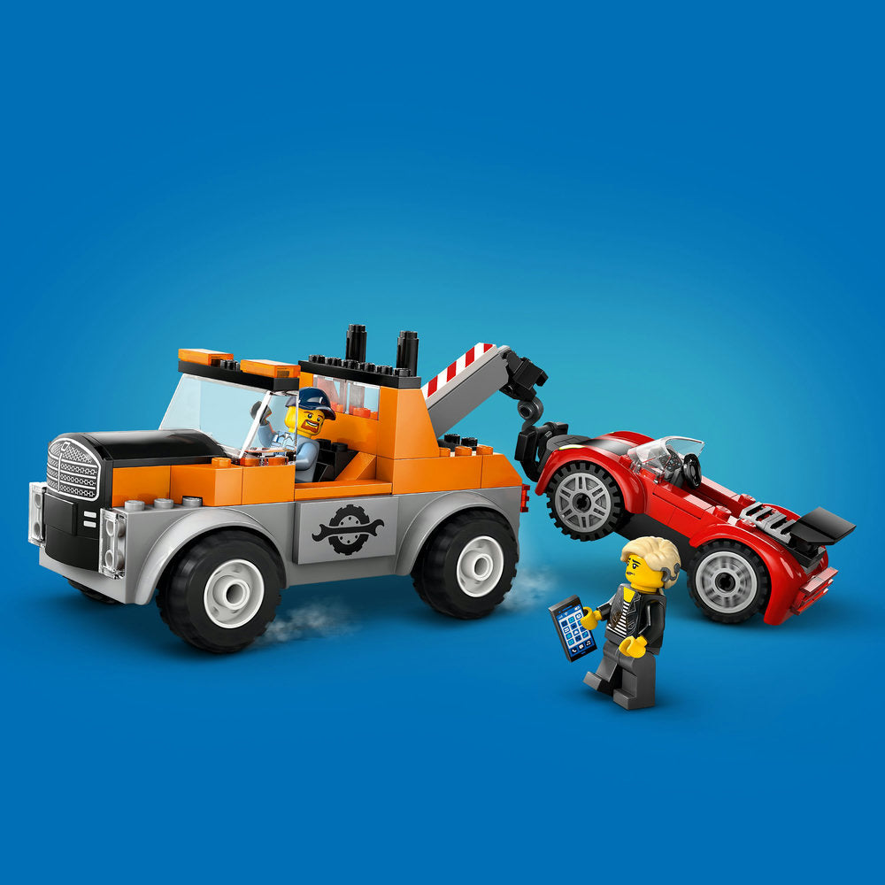 Lego® City Tow Truck And Sports Car Repair Toy Playset 60435