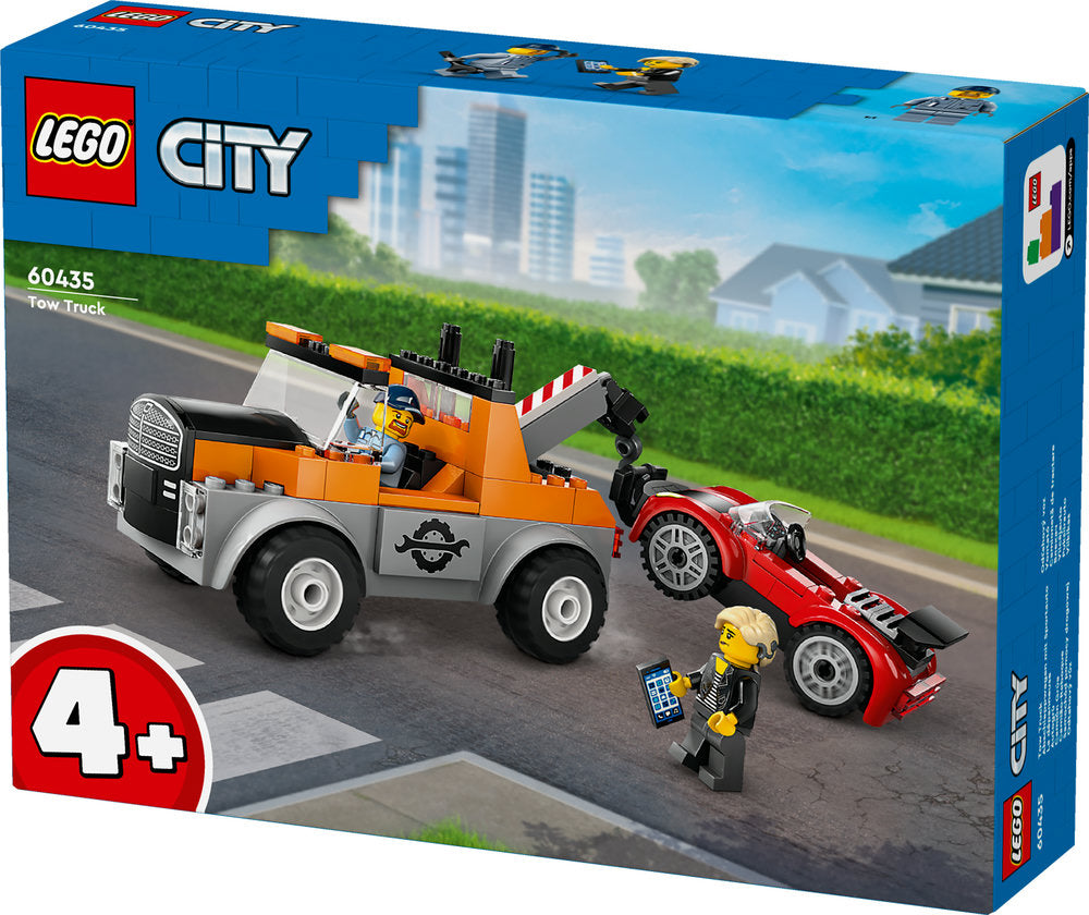 Lego® City Tow Truck And Sports Car Repair Toy Playset 60435