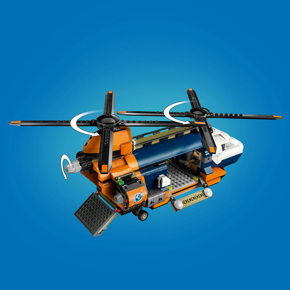 Lego® City Jungle Explorer Helicopter At Base Camp Set 60437