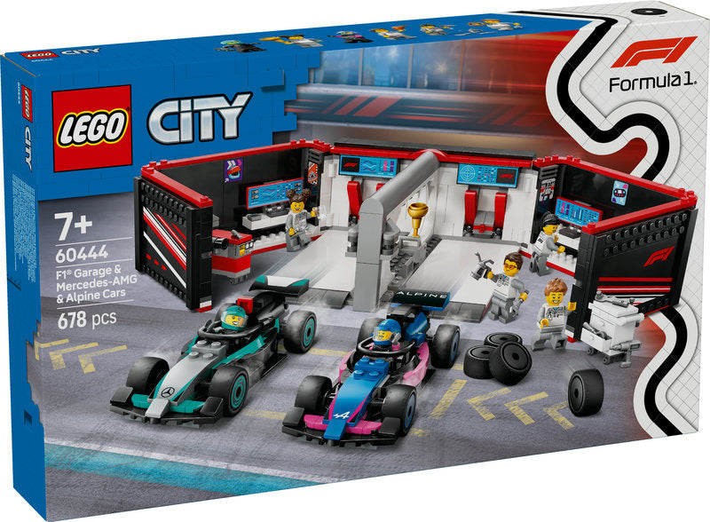 Lego® City F1® Garage & Mercedes-Amg & Alpine Cars 60444