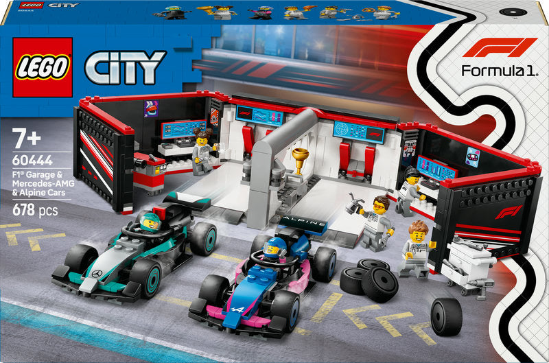Lego® City F1® Garage & Mercedes-Amg & Alpine Cars 60444