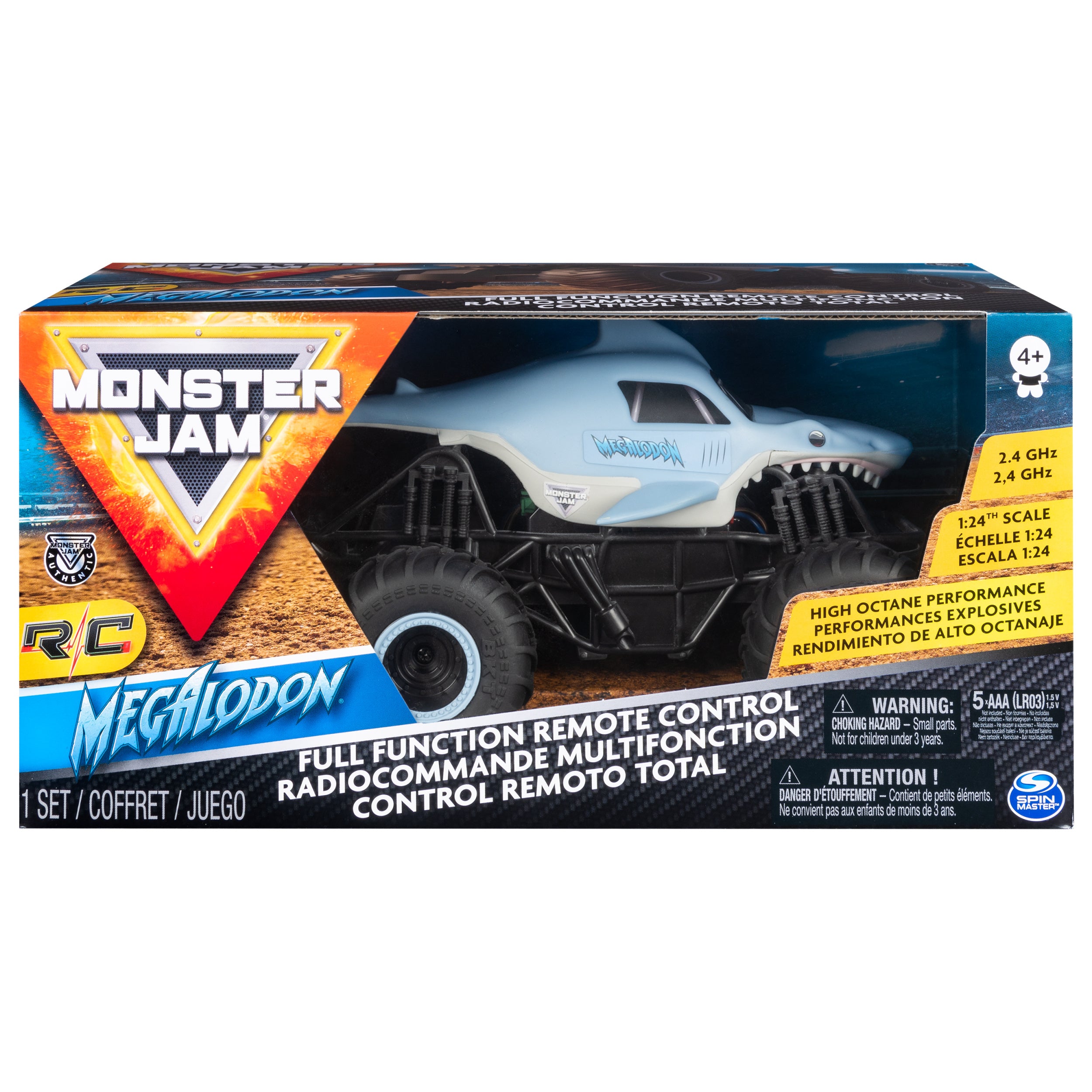 Monster Jam - Official Megalodon Remote Control Monster Truck