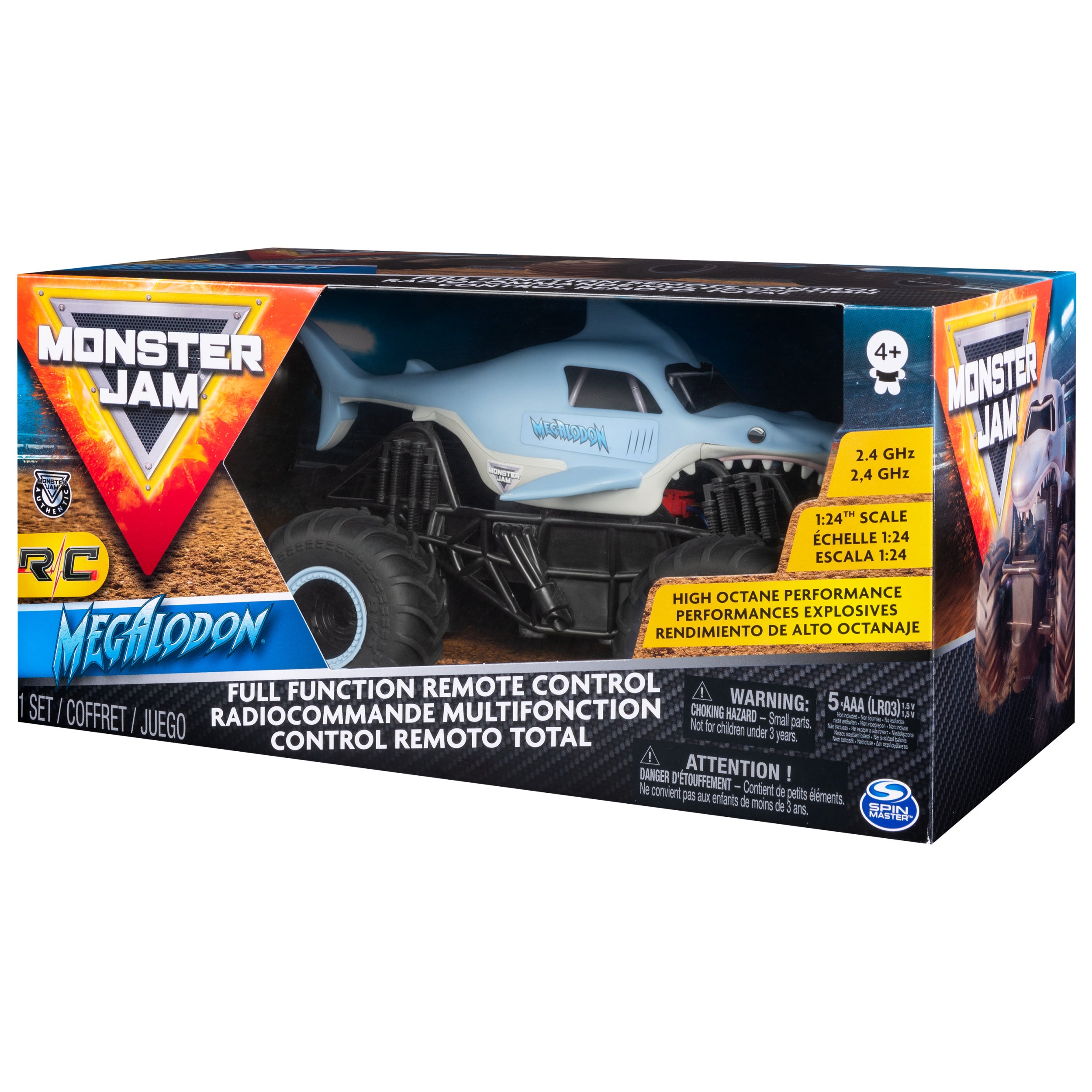 Monster Jam - Official Megalodon Remote Control Monster Truck