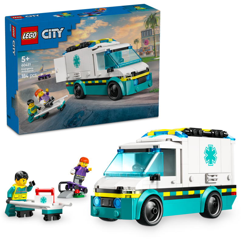 Lego® City Emergency Ambulance Toy Truck 60451