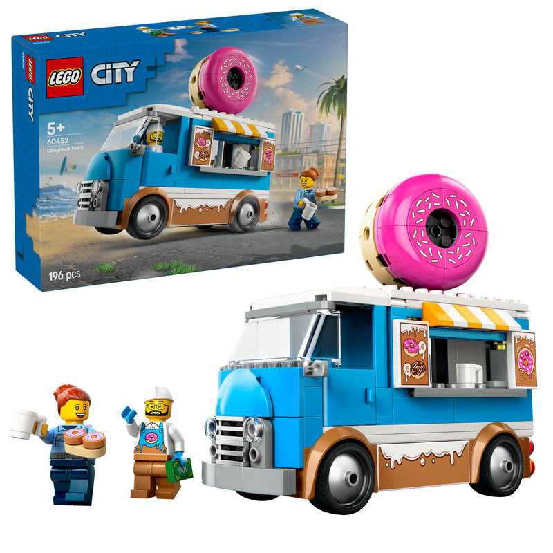 Lego® City Doughnut Truck Playset Vendor Vehicle 60452