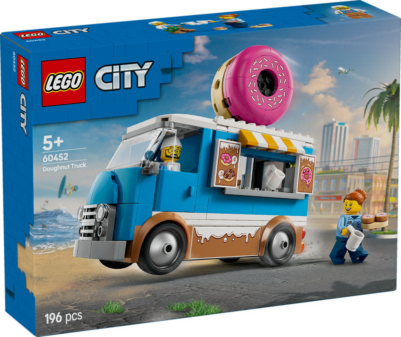 Lego® City Doughnut Truck Playset Vendor Vehicle 60452