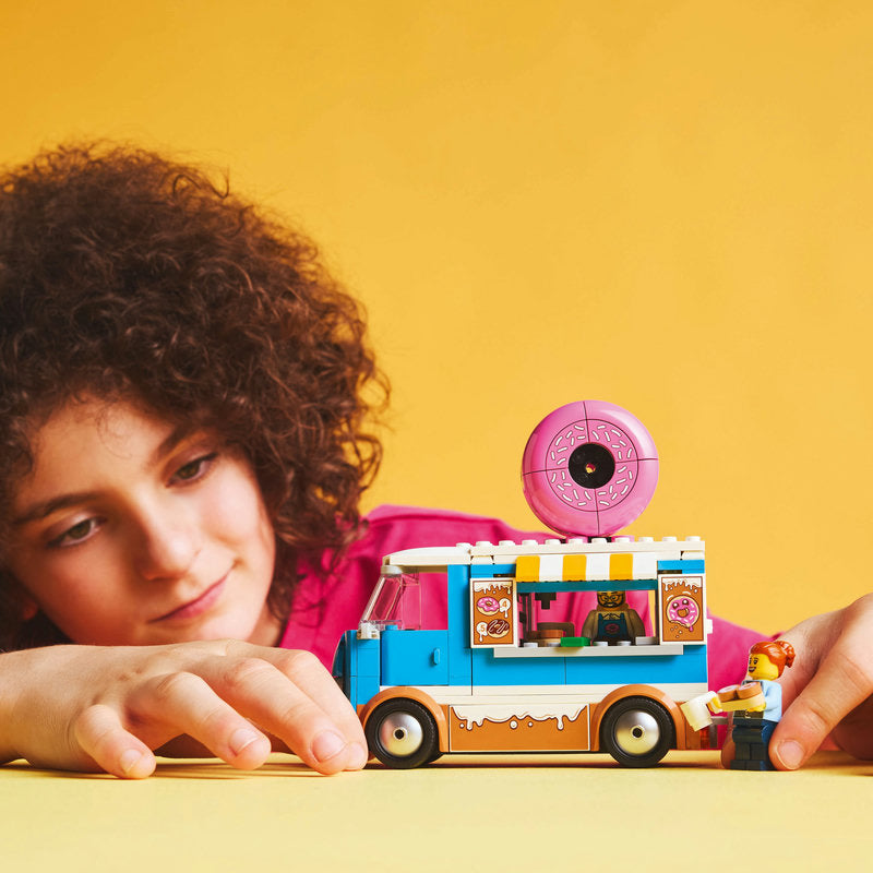 Lego® City Doughnut Truck Playset Vendor Vehicle 60452