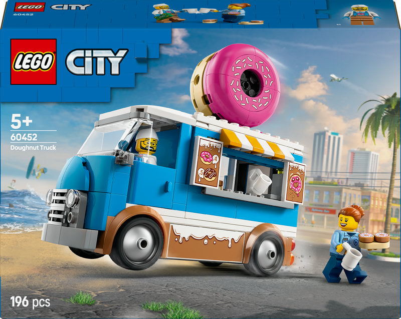 Lego® City Doughnut Truck Playset Vendor Vehicle 60452
