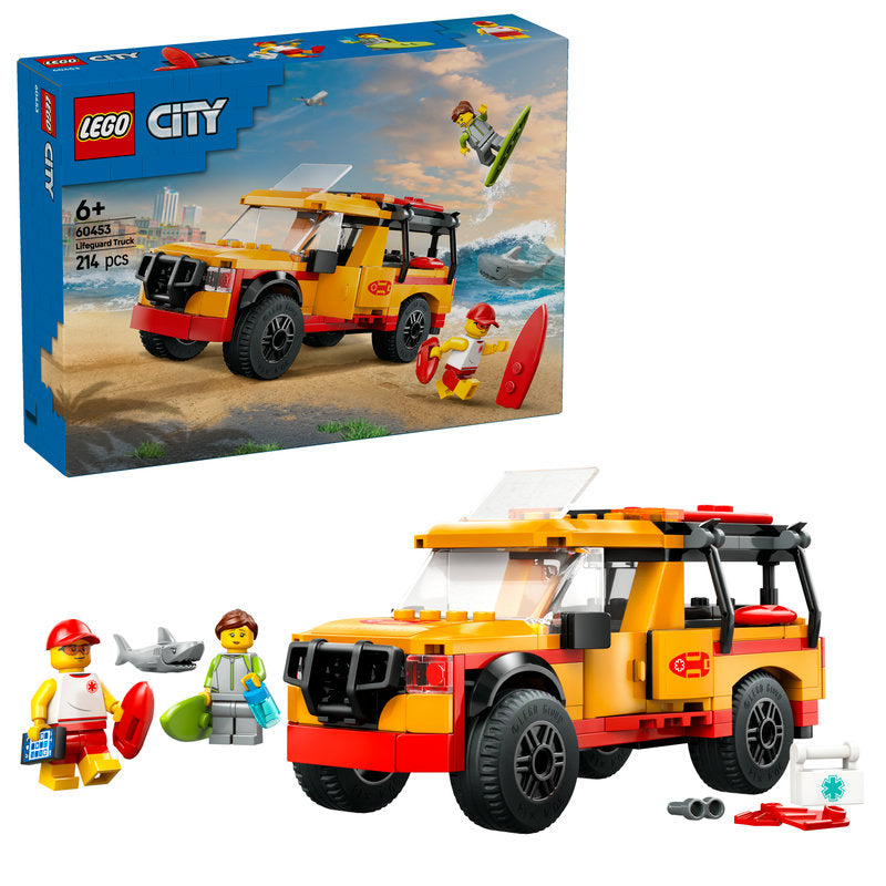 Lego® City Lifeguard Beach Rescue Truck Playset 60453