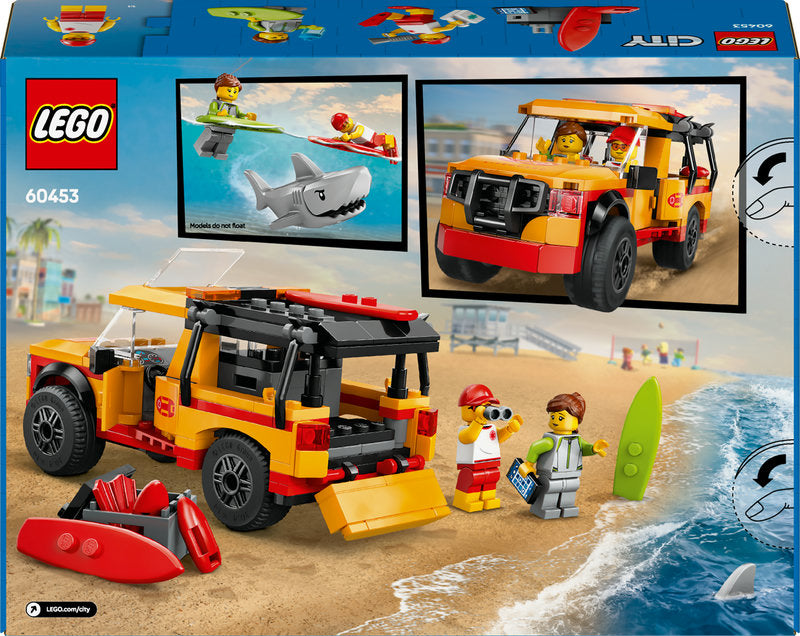 Lego® City Lifeguard Beach Rescue Truck Playset 60453