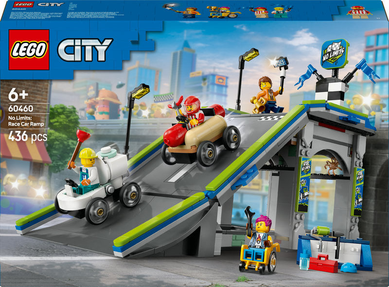 Lego® City No Limits: Race Car Ramp Track Toy Soapbox-Racing Set 60460