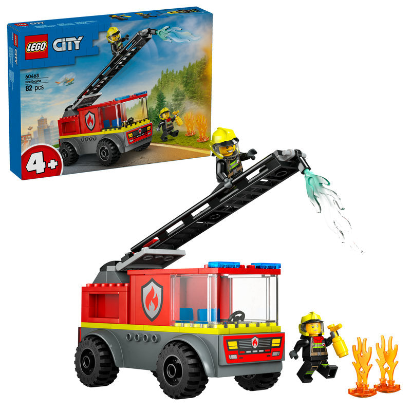 Lego® City Fire Engine With Ladder, Firefighter Toy Vehicle 60463