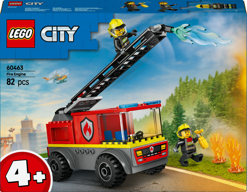 Lego® City Fire Engine With Ladder, Firefighter Toy Vehicle 60463