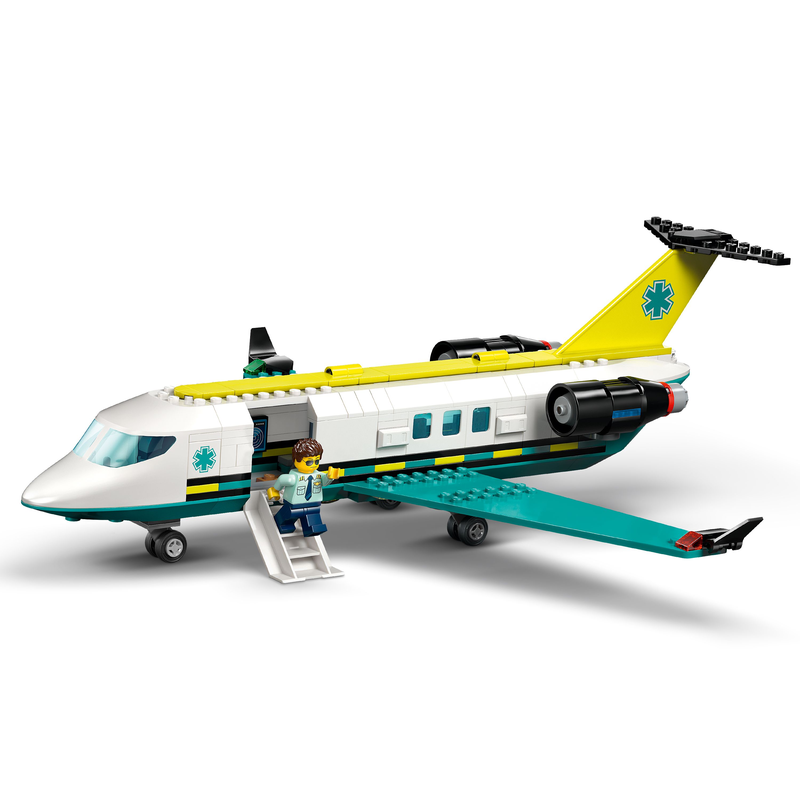 Lego® City Emergency Air Ambulance Plane, Airplane Toy Building Set 60465