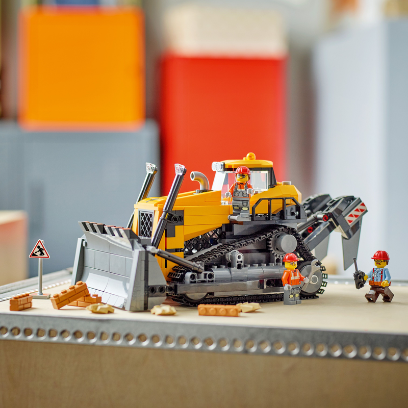 Lego® City Yellow Bulldozer Construction Site Building Toy Playset 60466
