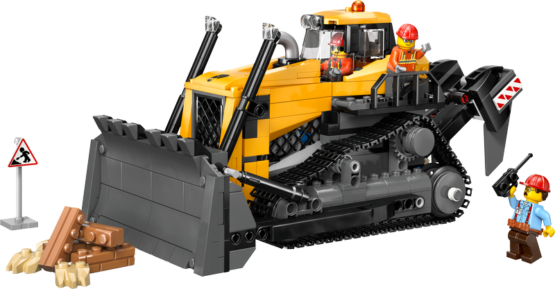 Lego® City Yellow Bulldozer Construction Site Building Toy Playset 60466