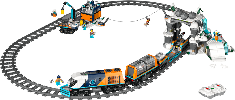 Lego® City Explorers’ Arctic Polar Express Train Toy Vehicle Set 60470