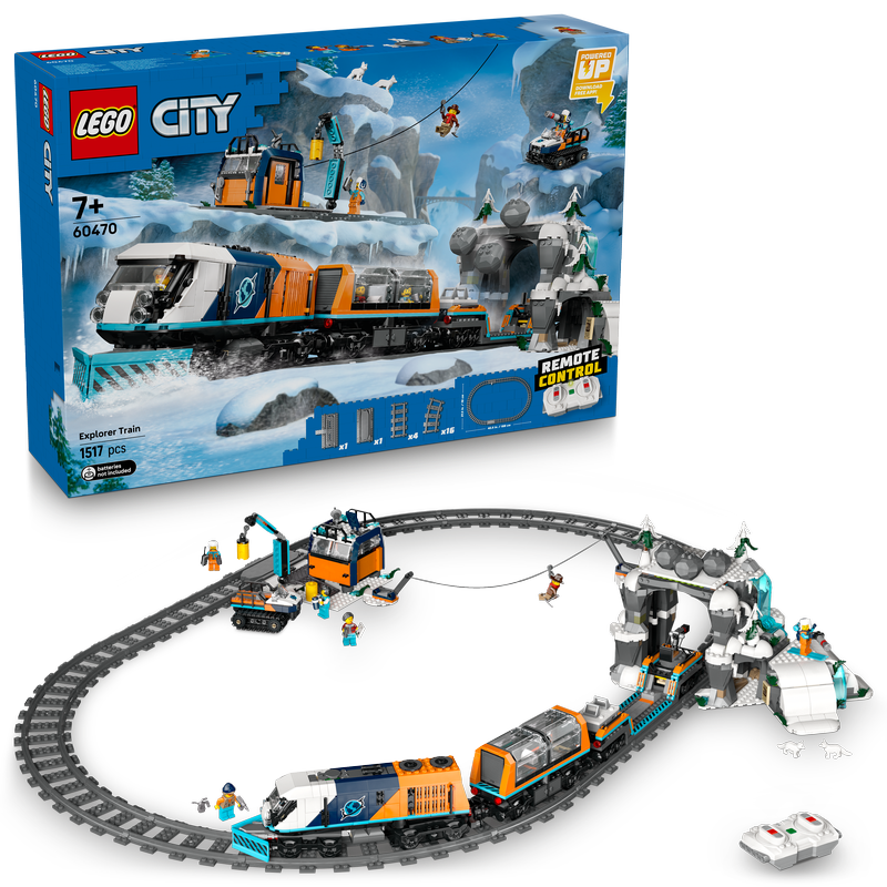 Lego® City Explorers’ Arctic Polar Express Train Toy Vehicle Set 60470
