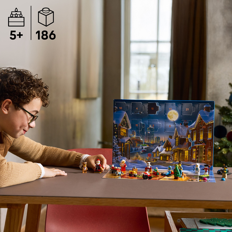 Lego City Advent Calendar 2025 Toy For Kids 60475