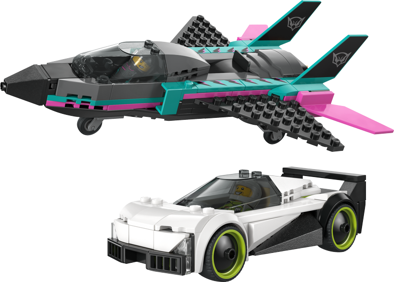 Lego® City Jet Vs. Car  Toy Cars And Jet Toy Playset  60489