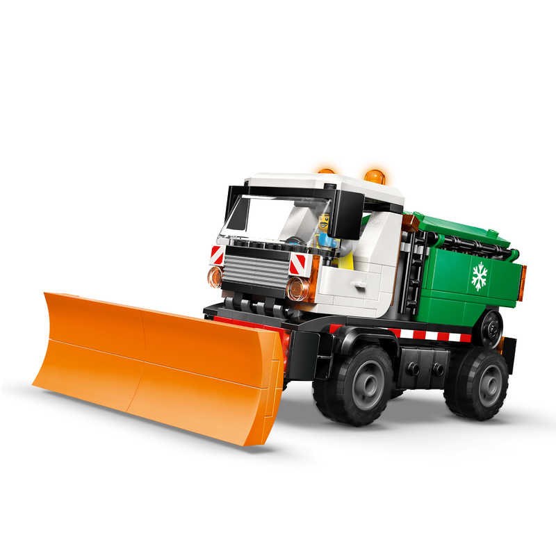 Lego® City Snowplough Truck Toy Vehicle With Minifigure 60490