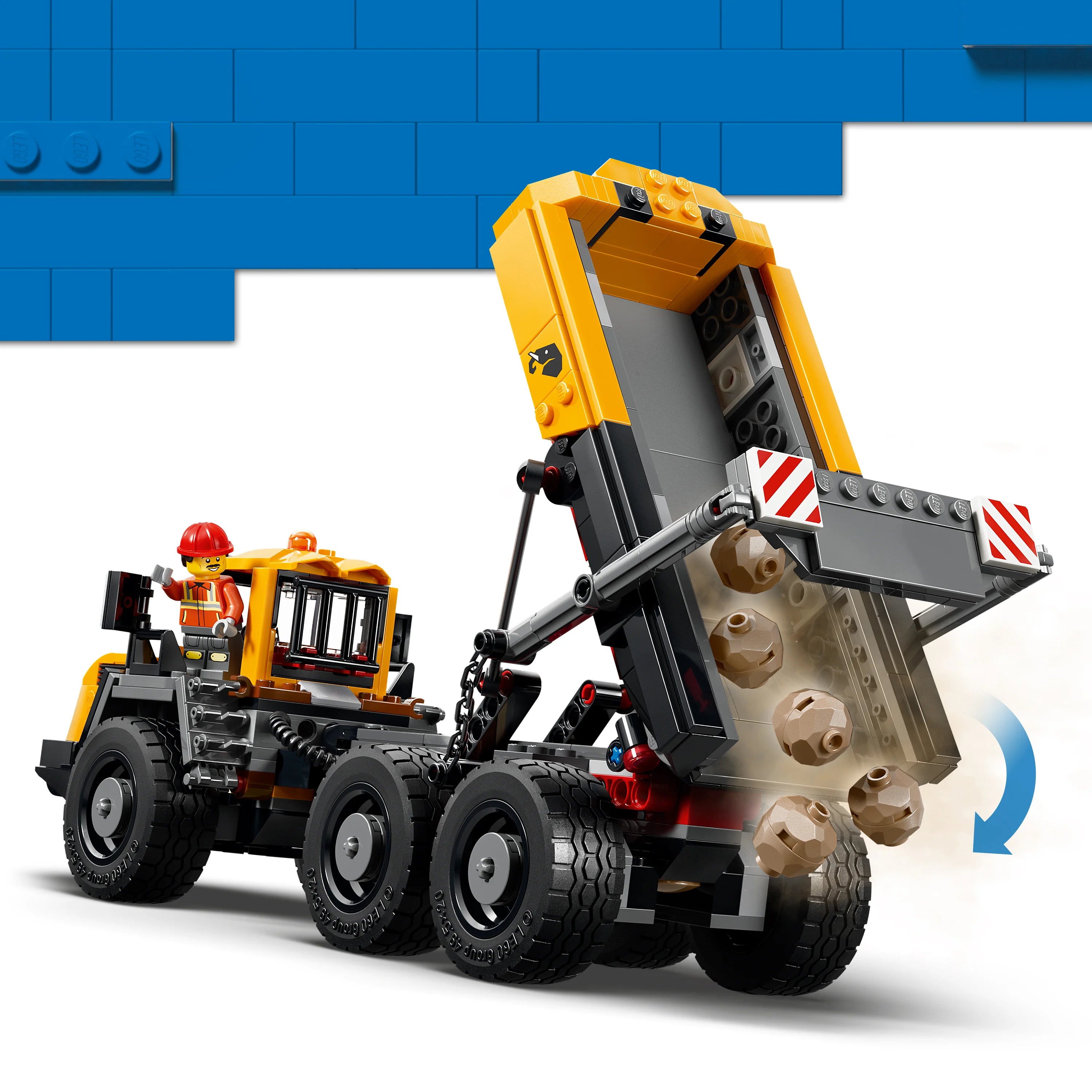 Lego City Dump Truck Front End Loader Toy 60494 lego-city-dump-truck-front-end-loader-toy-60494