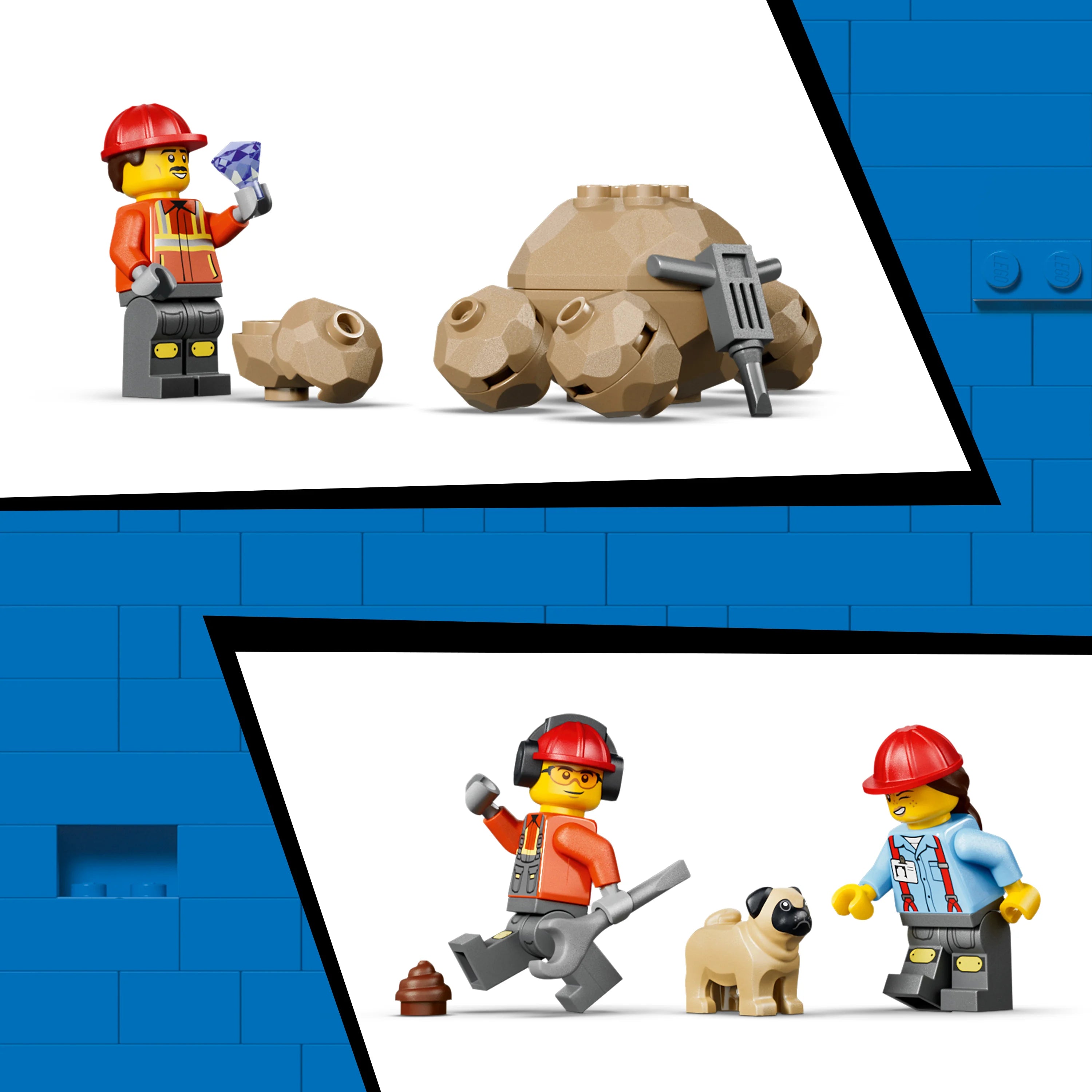 Lego City Dump Truck & Front End Loader Toy 60494