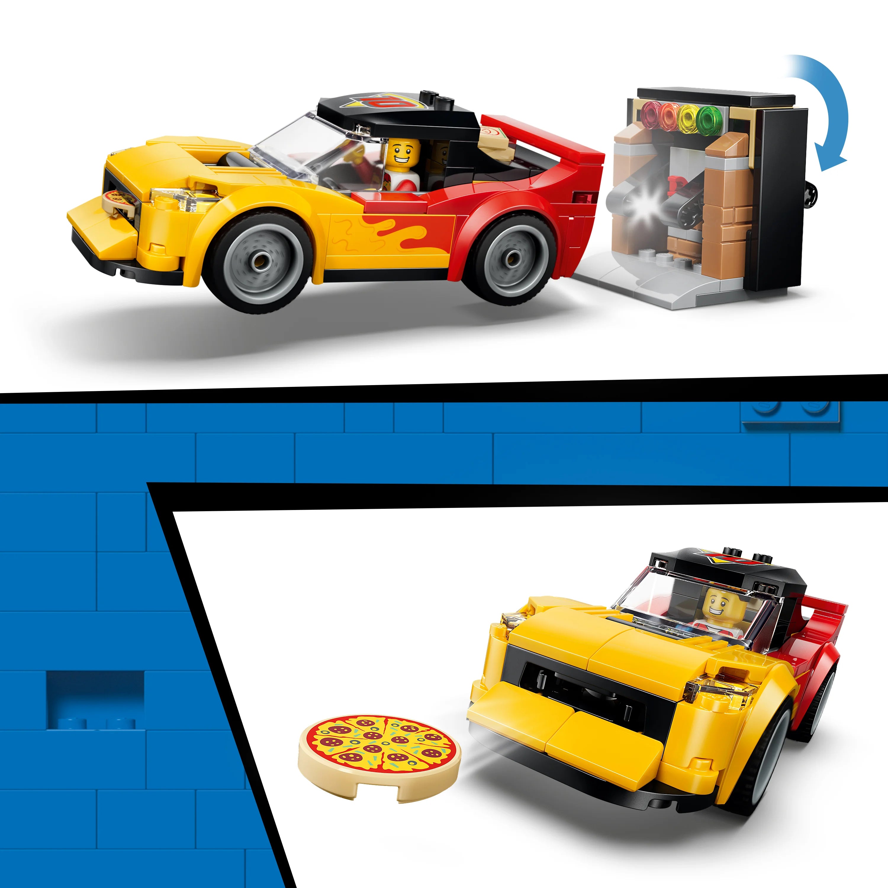 Lego City Pizza Delivery Experience With Vehicles 60496