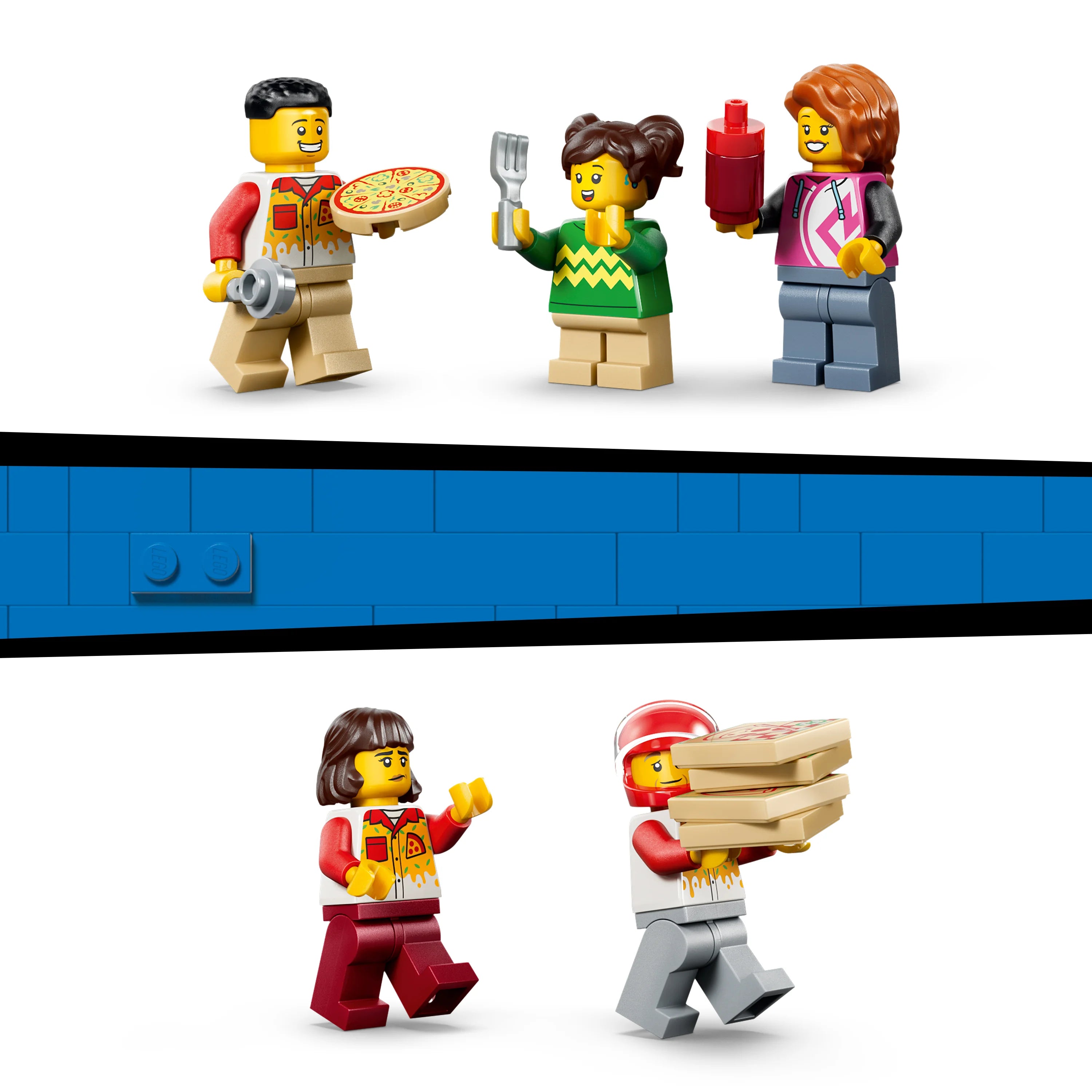 Lego City Pizza Delivery Experience With Vehicles 60496