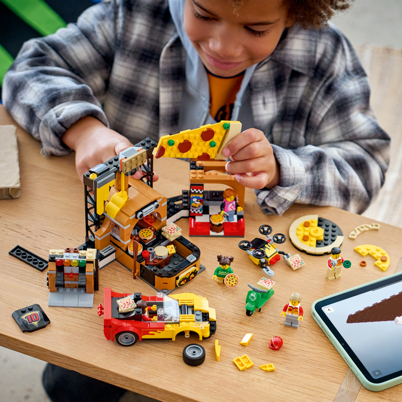 Lego City Pizza Delivery Experience With Vehicles 60496