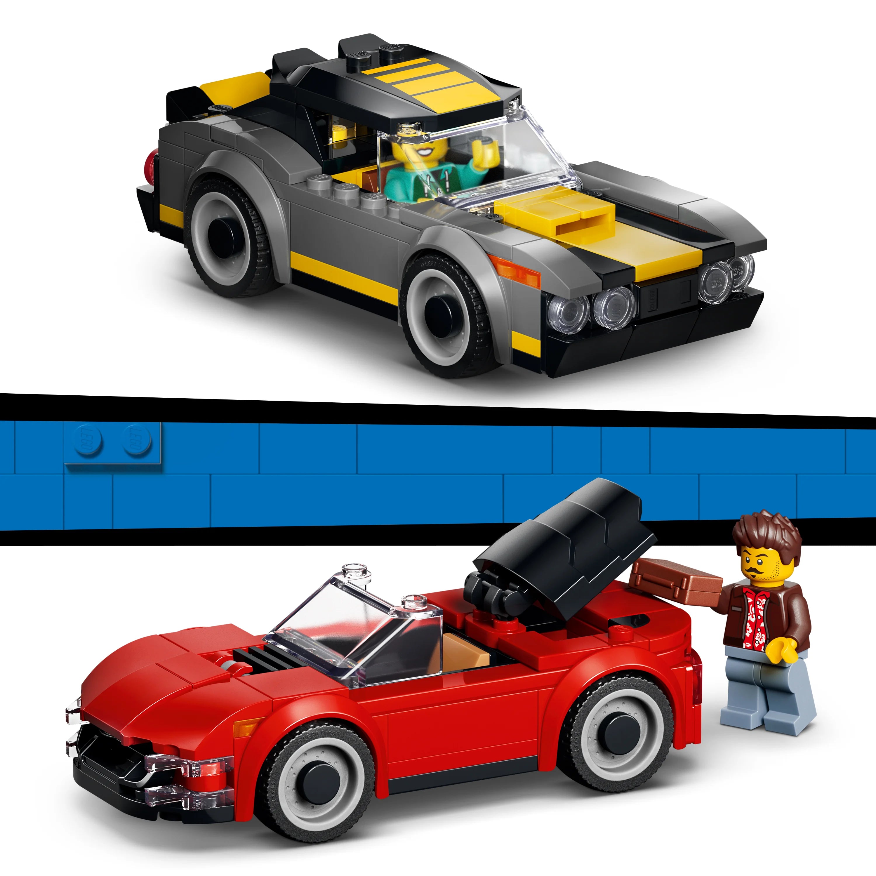 Lego City Drive-Through Car Wash Building Toy 60497