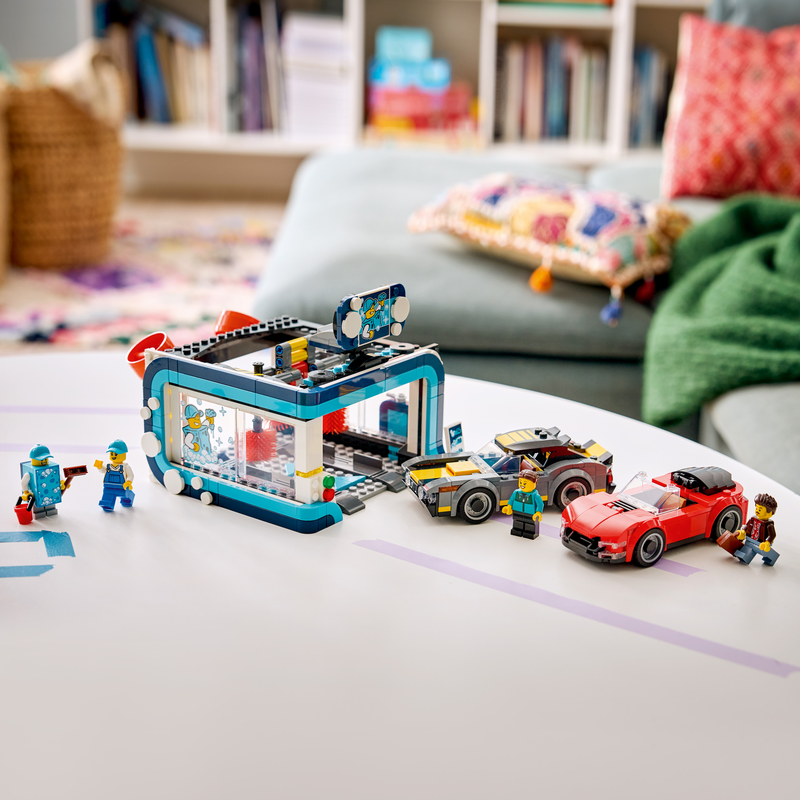 Lego City Drive-Through Car Wash Building Toy 60497