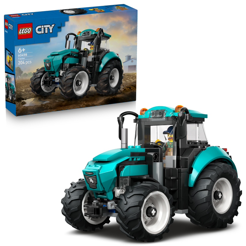 Lego® City Tractor Farm Toy Building Set And Minifigure 60498