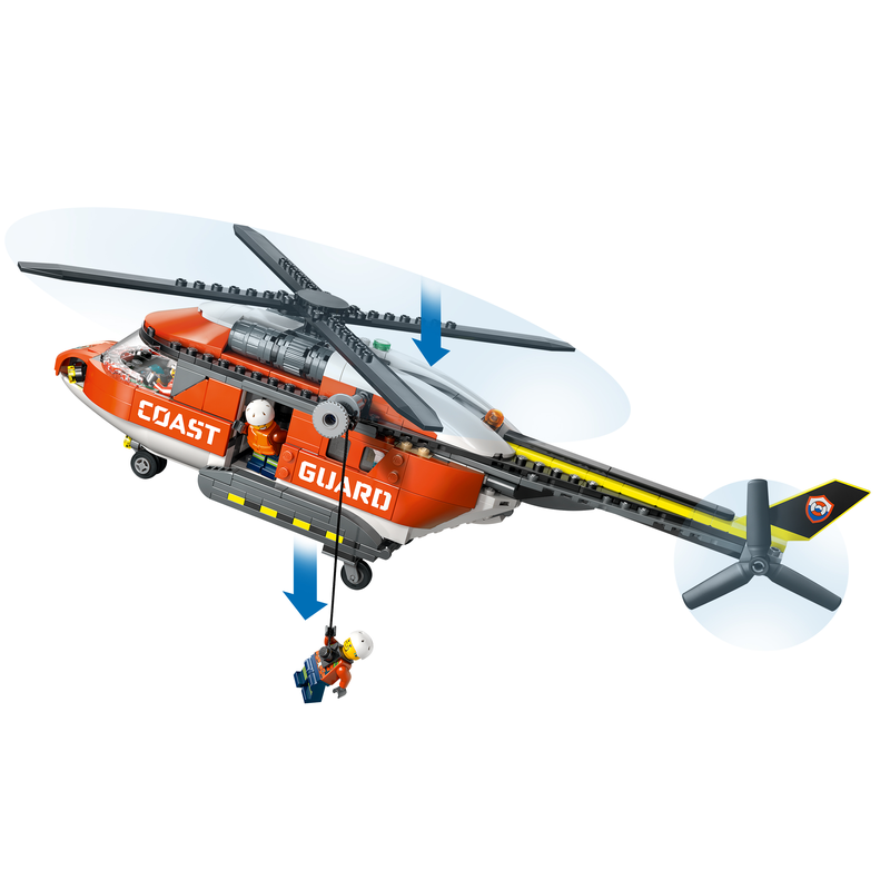 Lego® City Coast Guard Helicopter Toy Building Set 60503