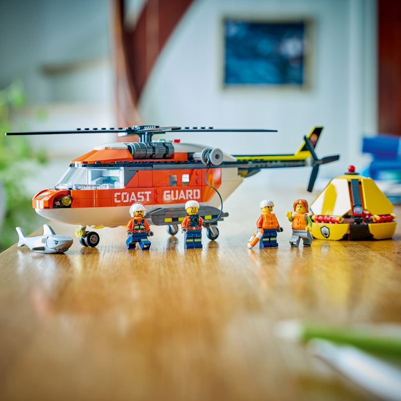 Lego® City Coast Guard Helicopter Toy Building Set 60503