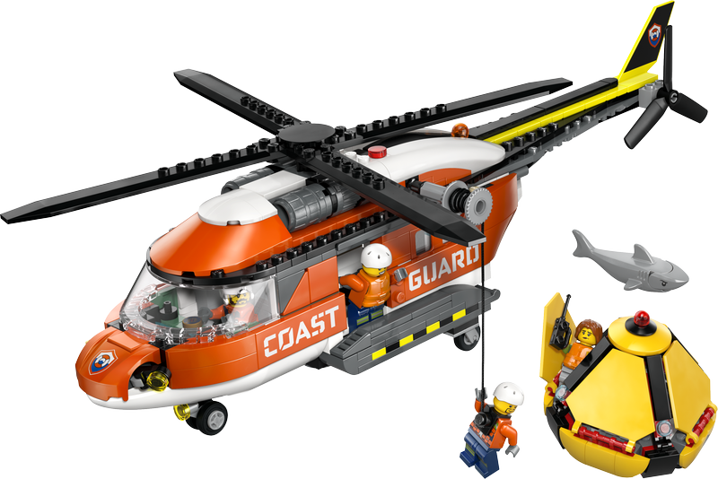 Lego® City Coast Guard Helicopter Toy Building Set 60503