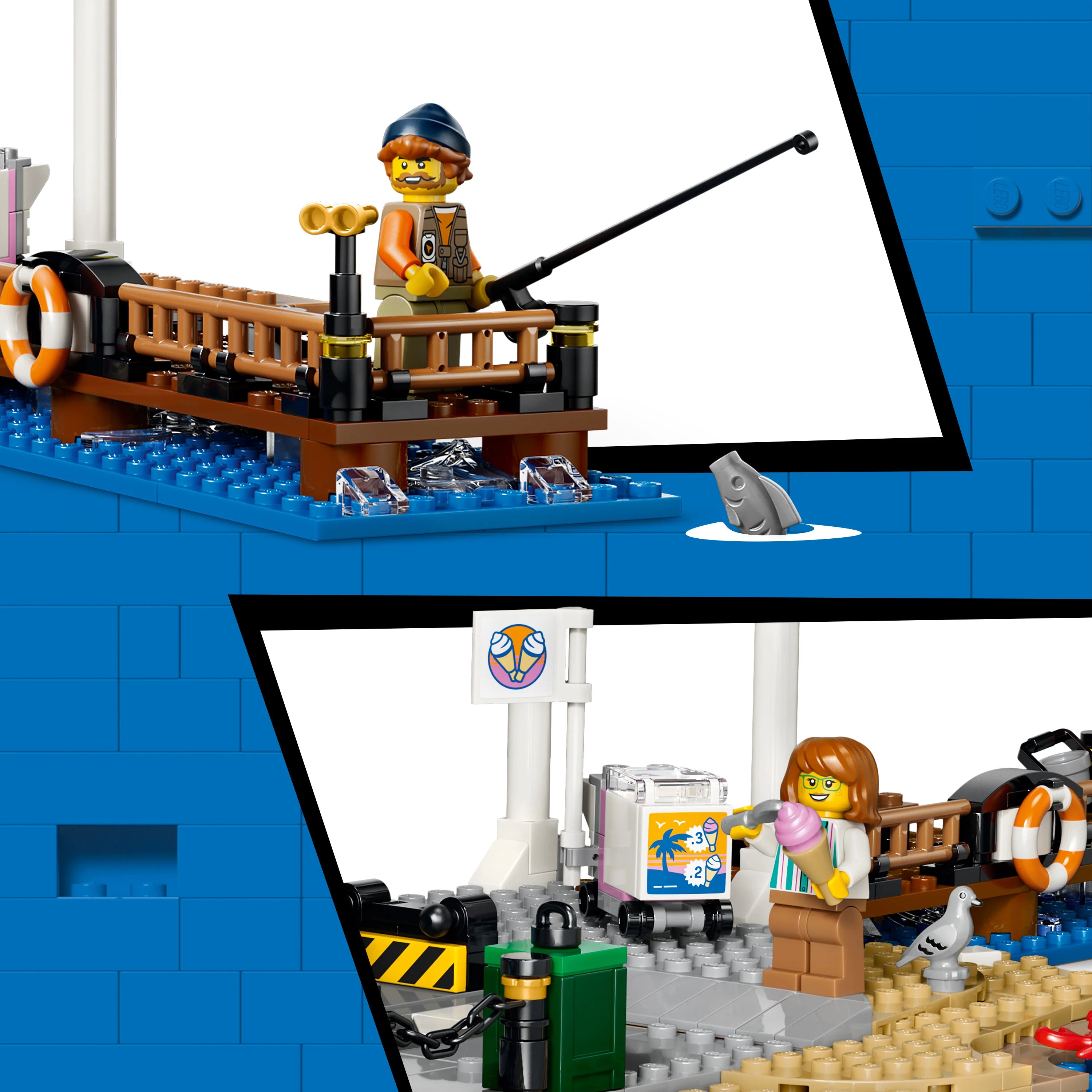Lego City Classic Beach Tram - Train Toy Set 60506