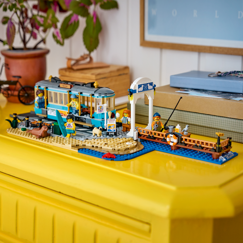Lego City Classic Beach Tram - Train Toy Set 60506