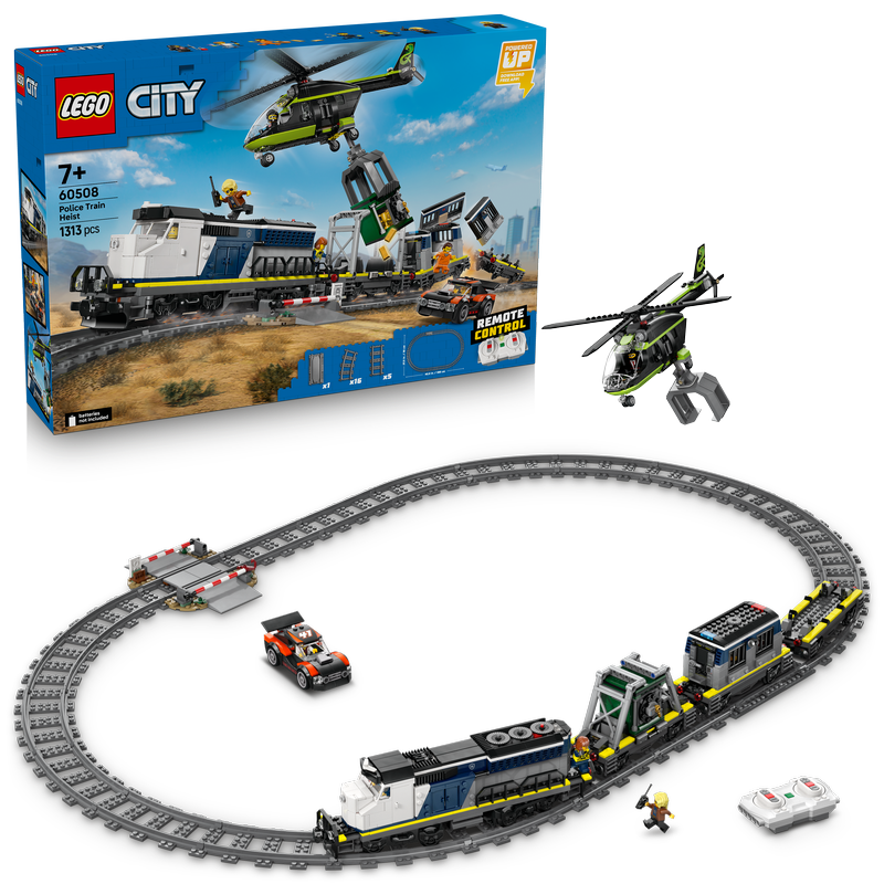 Lego City Police Train Heist - Toy Train Set 60508