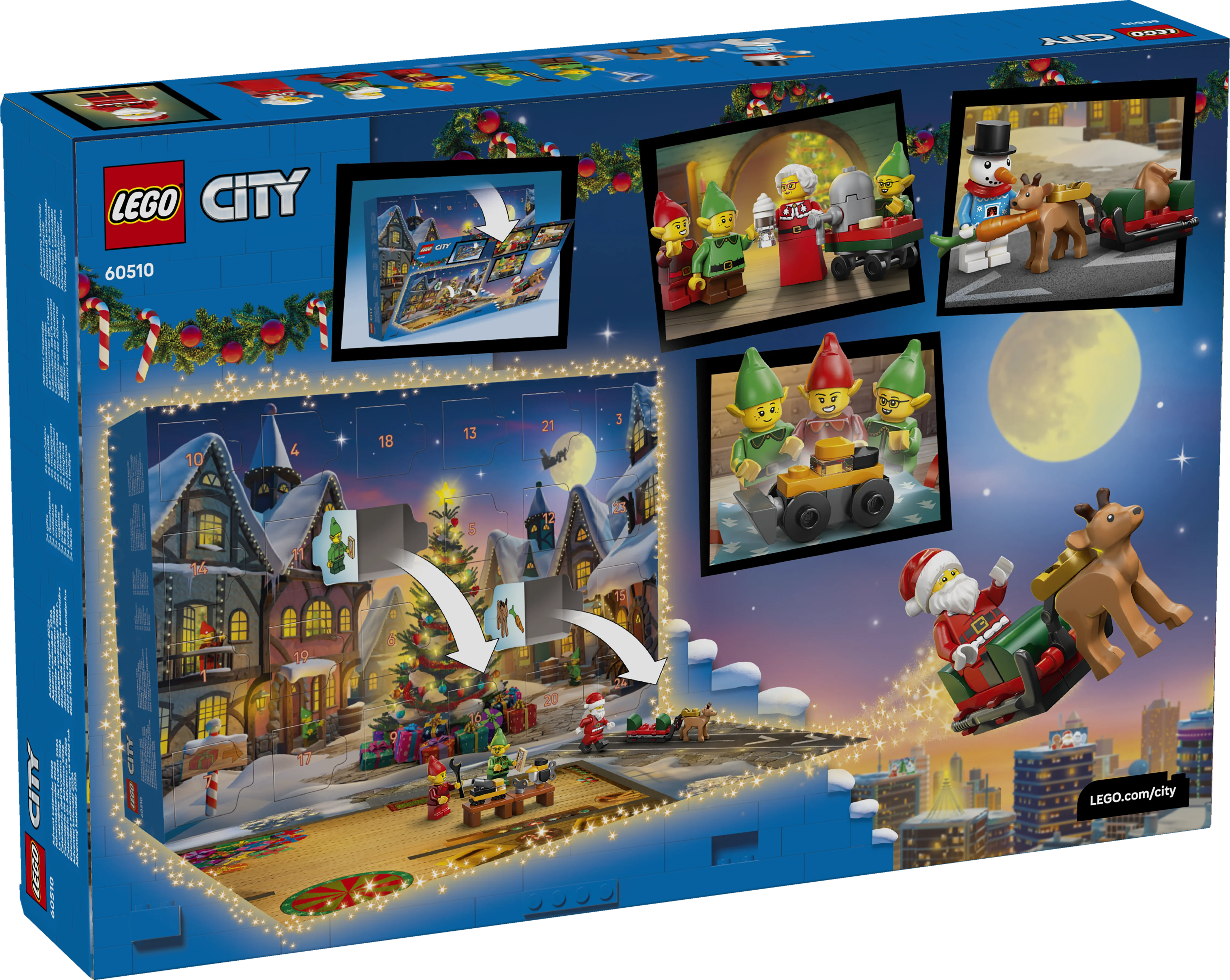 Lego® City Advent Calendar 2026 Santa’s Workshop Toy 60510