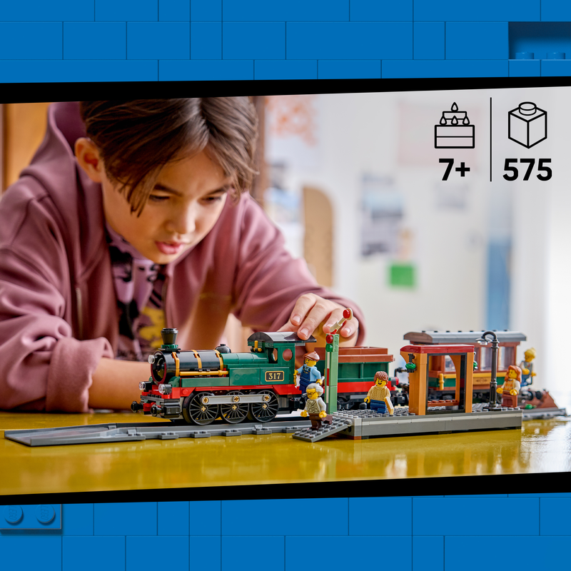 Lego City Vintage Steam Train Toy Building Set 60511