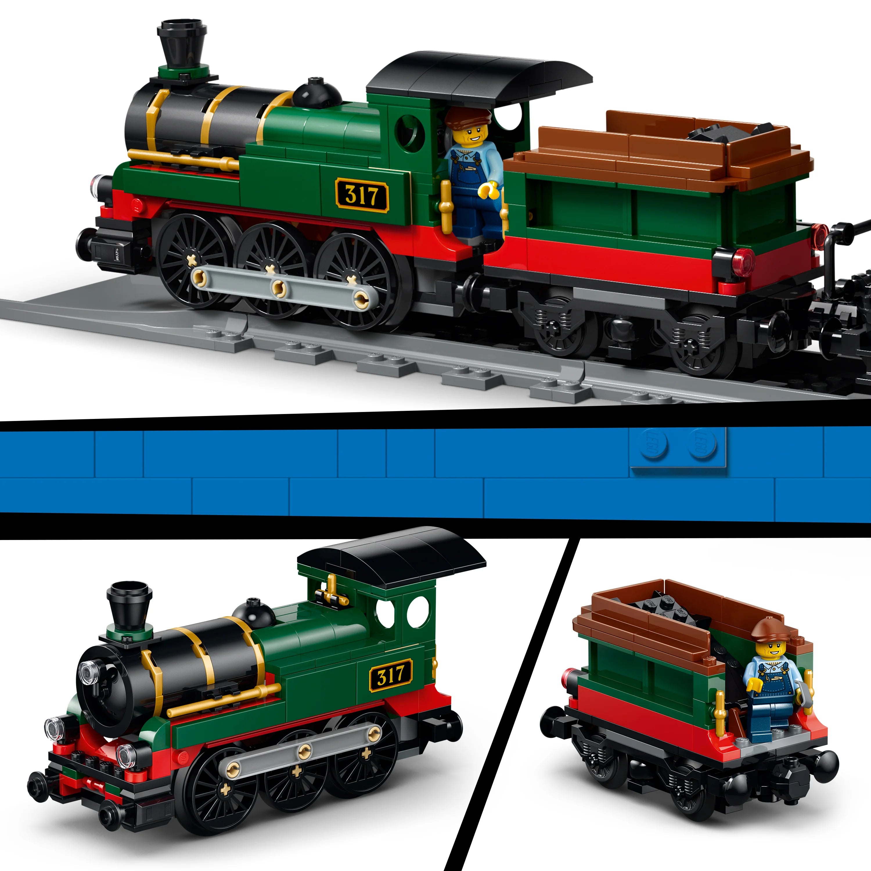Lego City Vintage Steam Train Toy Building Set 60511