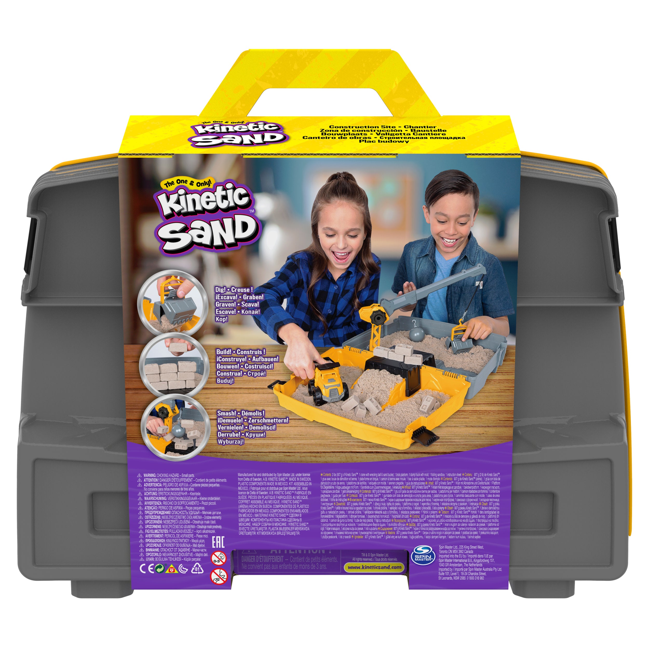 Kinetic Sand Construction Sandbox